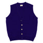 Strickweste "Rob Waistcoat" aus reiner Geelong Lambswool - 2 Ply