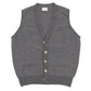 Strickweste "Rob Waistcoat" aus reiner Geelong Lambswool - 2 Ply