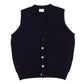 Strickweste "Rob Waistcoat" aus reiner Geelong Lambswool - 2 Ply