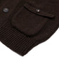 Strickjacke "Lomond Knit-Bomber" aus 4 Ply-Geelong Lambswool