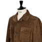 Lederjacke "Luxury Field" aus feinem Ziegenvelours - Handarbeit