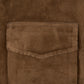 Lederjacke "Luxury Field" aus feinem Ziegenvelours - Handarbeit