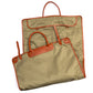 Garment Bag "New Travel-Star" made of Felisi Nylon and saddle Leather—handcrafted