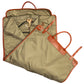 Garment Bag "New Travel-Star" made of Felisi Nylon and saddle Leather—handcrafted