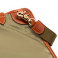 Garment Bag "New Travel-Star" made of Felisi Nylon and saddle Leather—handcrafted