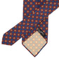 Tie "Medaglioni Pregnati" made of pure Silk - hand-rolled