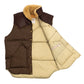 Rocky Mountain Featherbed x MJ: Daunenweste "Christy Vest" mit Lammfellkragen - Japanese Item