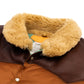 Rocky Mountain Featherbed x MJ: Daunenweste "Christy Vest" mit Lammfellkragen - Japanese Item
