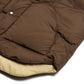 Rocky Mountain Featherbed x MJ: Daunenweste "Christy Vest" mit Lammfellkragen - Japanese Item