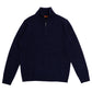 Zip-Pullover aus Merinowolle und Kaschmir - 3 Ply Cashmere Blend