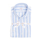 Gestreiftes Hemd "Lino Sartoriale" aus reinem Leinen - Handarbeit