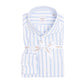 Gestreiftes Hemd "Lino Sartoriale" aus reinem Leinen - Handarbeit