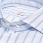 Gestreiftes Hemd "Lino Sartoriale" aus reinem Leinen - Handarbeit