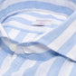 Gestreiftes Hemd "Lino Sartoriale" aus reinem Leinen - Handarbeit