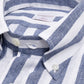 Gestreiftes Hemd "Lino Sartoriale Sportivo" aus reinem Leinen - Handarbeit