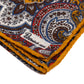 Bandana "Vintage Paisley Print - Milano 1972" aus Wolle und Seide - Handrolliert