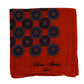 Pocket Square "Medaglioni Rotondi" made of a luxurious Wool Blend—hand-rolled