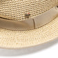 SUPERDUPER x MJ:  Hut "HOBO Plain" aus Raffia Crochet Straw - Handarbeit