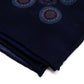 Pocket Square "Medaglioni Rotondi" made of a luxurious Wool Blend—hand-rolled