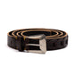 Belt "Pointed-Boho" made of Vacchetta Leather - Handcrafted