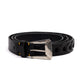 "Pointed-Boho" Belt Made of Vacchetta Leather - Handcrafted