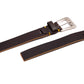 Belt "Pointed-Boho" made of Vacchetta Leather - Handcrafted