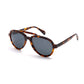 Sunglasses "ELMORE Horn" with Gray Lenses - Handcrafted