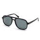 "HOWLIN Black" Sunglasses with Green Lenses - Handcrafted