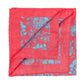 Limited Edition: Einstecktuch "Fiori Sfocati" aus reinem Leinen - Handrolliert