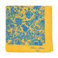 Limited Edition: Einstecktuch "Fiori Sfocati" aus reinem Leinen - Handrolliert