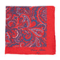 Limited Edition: Pocket Square "Paisley Turco" made from pure Linen - hand-rolled