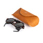 Sunglasses "HERON OCEAN Tortoise" with Green Lenses - Handcrafted