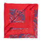 Limited Edition: Pocket Square "Paisley Turco" made from pure Linen - hand-rolled