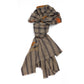 Schal "VARANASI" aus feinstem handbestickten Pashmina-Kaschmir - reine Handarbeit