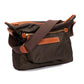 Schultertasche "Every Day I" aus Felisi-Nylon und Sattelleder - Handarbeit