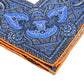Pochette aus reiner englischer Seide - Handrolliert
