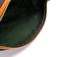Schultertasche "Every Day I" aus Felisi-Nylon und Sattelleder - Handarbeit