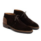 Bootee "Peak Chukka" aus dunkelbraunem Rauhleder - reine Handarbeit