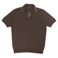 Strickpolo "Delta" aus Leinen und Baumwolle