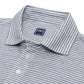 Langarm-Poloshirt "Five" aus Leinen und Baumwolle