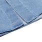 Shirt "Grandi Tasce Soffietto" made of Pure Cotton Denim - Handcrafted