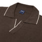 Strickpolo "Delta" aus Leinen und Baumwolle