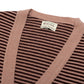 Strickjacke "Ringed Cardigan" aus Kaschmir und Baumwolle
