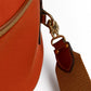 Reisetasche "Banana Bag" aus Baumwollcanvas und Sattelleder - Handarbeit