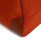 Reisetasche "Banana Bag" aus Baumwollcanvas und Sattelleder - Handarbeit