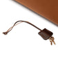 Reisetasche "Happy Weekend" aus Baumwollcanvas und Sattelleder - Handarbeit