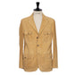 Lederjacke "Safari Blazer Lusso" aus feinstem Ziegenleder - Handarbeit
