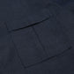 Shirt-Jacke "Mandarin-Teba" aus irischem Leinen von Spence Bryson