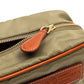 Kulturtasche "Travel Beauty"aus Felisi-Nylon und Sattelleder - Handarbeit