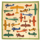 Schal "Foulard Avions Couleurs" aus reiner Seide - Handarbeit